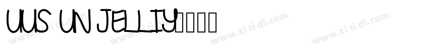 UUS UN JELLIY字体转换